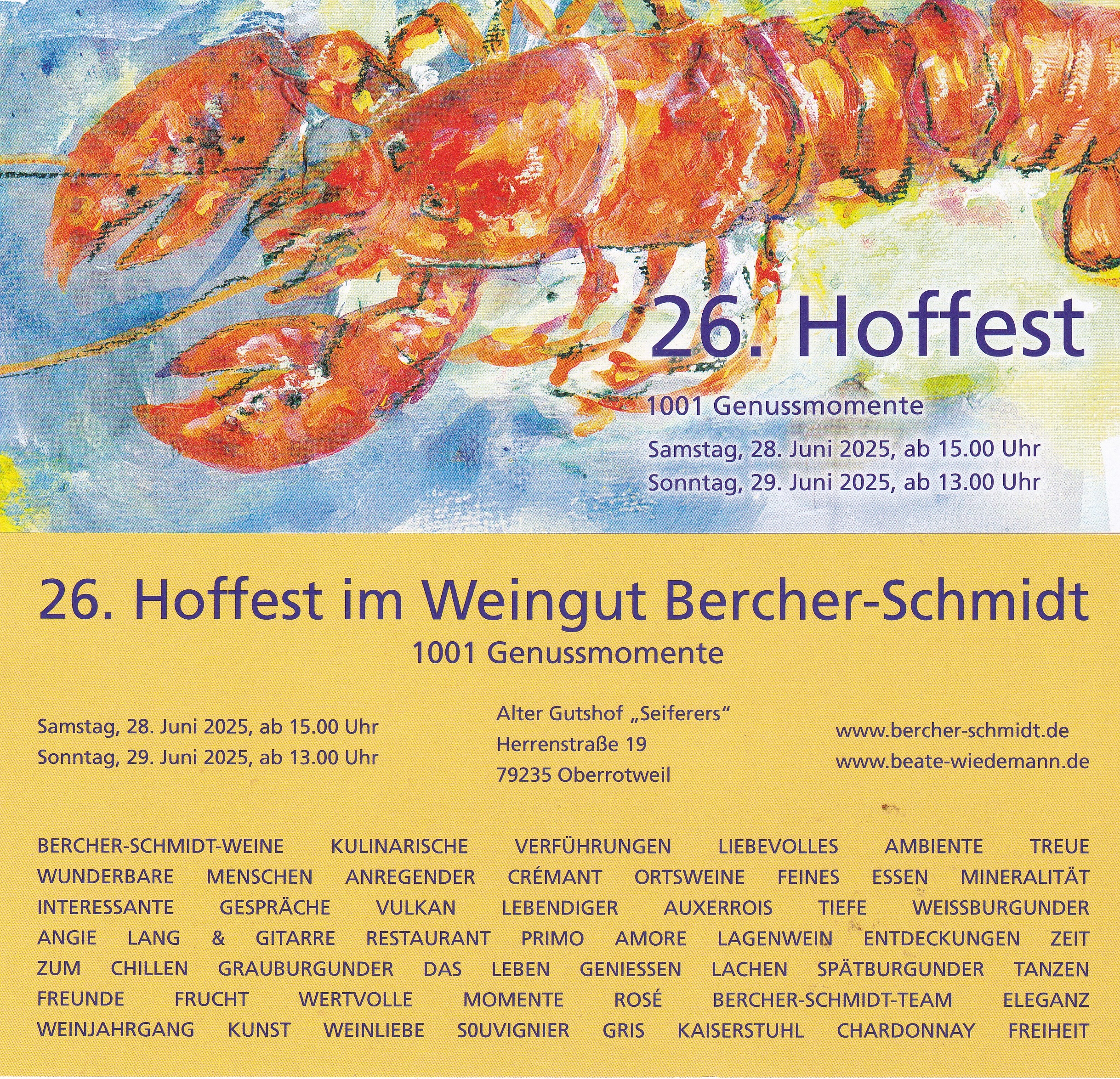 Flyer 26. Hoffest 