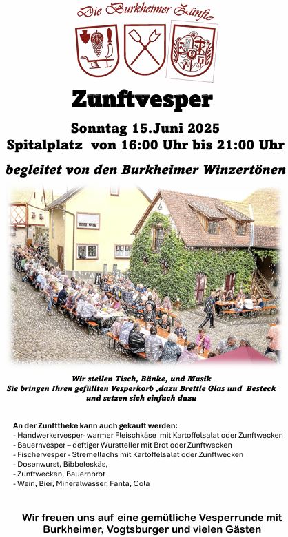 Zunftvesper Burkheim