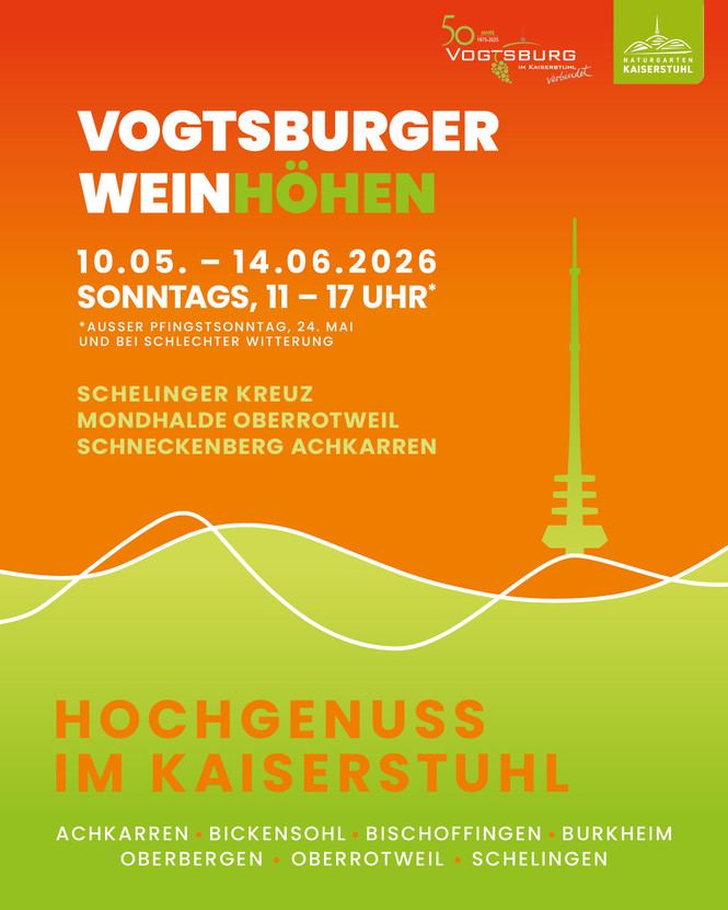 Plakat Vogtsburger Weinhöhen 