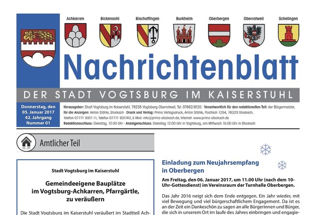 Nachrichtenblatt 01.2017