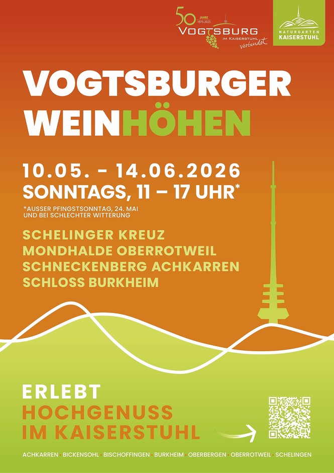 Plakat Weinhöhen inkl. Schloss 2026
