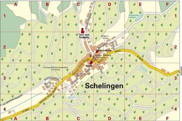 2017 Ortsplan Schelingen