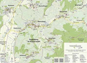 Stadtplan Vogtsburg