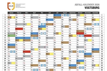 Abfallkalender 2026